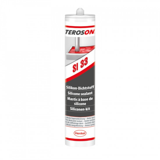 Teroson SI 34 - 300 ml transparentní silikonový tmel - N2