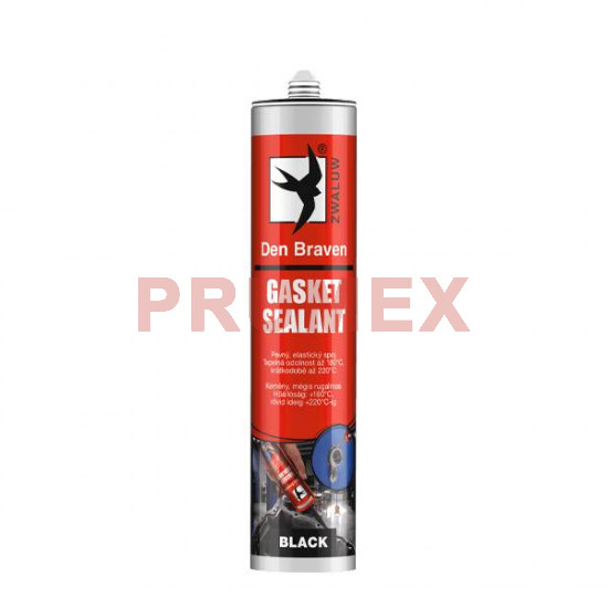 Den Braven Gasket sealant 280 ml černá, kartuše _30718RL Prumex.cz