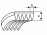 Řemen víceklínový 5 PJ 813 (320-J) Gates Micro-V - N2 - 3