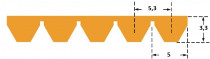 Klínový řemen 5M 515/5 Gates Polyflex JB - N1