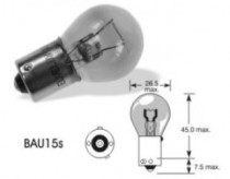 Žárovka 24V 21W BAU15s Osram oranžová - N1
