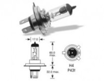 Žárovka 12V H4 60/55W P43t-38, Autolamp - N1