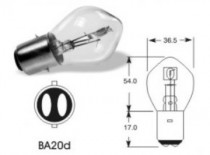 Žárovka Elta 12V 25-25W BA20d - N1