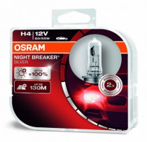 Žárovka Osram 12V H4 BREKER SILVER+100% sada 2ks - N1