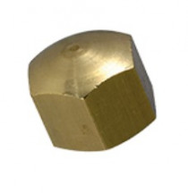 Matice uzavřená nízká DIN 917 M5 mosaz - N1