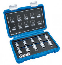 Sada hlavic Torx-E 1/2" E8-24, NAREX-SADA, 10-dílná, E8-24 /443000963/ - N1