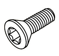 Upínací šroub destičky, PRAMET, 5513 020-04 - N1