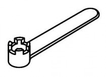 Klíč pro křížové šrouby M8 pro upínání fréz na trny FMH, PRAMET, K.FMH16 - N1