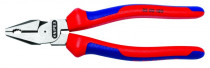 KNIPEX 02 02 200 Silové kombinované kleště, vícesl. návleky, fosfátováno na černo/leštěno, 200 mm - N1