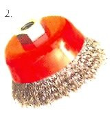 Kartáč hrnkový, ocel vlnitá, KARTAC, 1272002 - 75xM14/0,25 - N1