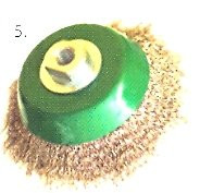 Kartáč hrnkový, ocel vlnitá, KARTAC, 1272004 - 120xM14/0,20 - N1