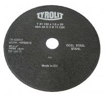 Řezací a drážkovací kotouč nevyztužený, BRUSIVO, 425844 /45174 1566.0015/ - T41 - 150x2x20 mm - N1