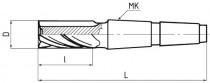 Fréza válcová, čelní, krátká, polohrubozubá, F420245, 63x90 mm - N1