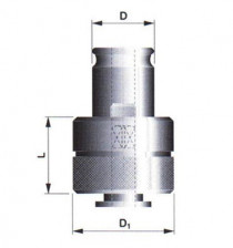 Rychlovýměnný adaptér s bezpečnostní spojkou pro upínání závitníků, 599133, 2/M8 - DIN 376 - N1