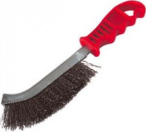 Kartáč lištový s plastovou rukojetí, ocelový vlnitý drát 0,30 mm/KART 1111080 - N1