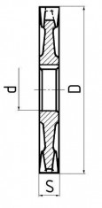 Fréza kotoučová úzká, jemnozubá, F736275, 80x2x27 mm - N1