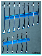Modul očkoplochých klíčů 6-19mm/14dílů DIN 3113, NAREX-MODUL, M 230406.614 - DIN3113 - N1