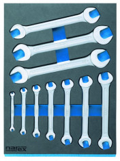 Modul stranových klíčů 4-24mm/10dílů DIN 3110, NAREX-MODUL, M 230600.610 - DIN3110 - N1