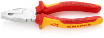 KNIPEX 01 06 190 Kombinované kleště Chrom-vanad izolované vícesl. návleky, certifikace VDE - N1