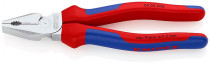 KNIPEX 02 05 200 Silové kombinované kleště, vícesložkové návleky, chromované 200 mm - N1