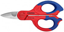 KNIPEX 95 05 155 SB Elektrikářské nůžky, vícesl.návleky zesílené skelným vláknem 155 mm - N1