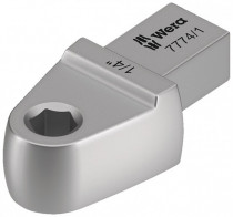 Nástrčný nástroj s adaptérem na bity 1/4", 9x12 mm, 7774/1, WERA, 078640-1/4"x42.0 - N1
