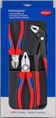 KNIPEX 00 20 09 V01 sada kleští 3dílná (kombinované, boční štípací, Cobra®) - N1