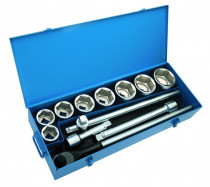 Sada hlavic a ovladačů 3/4", NAREX-SADA, 14-dílná, 3/4"- HS006042 - N1