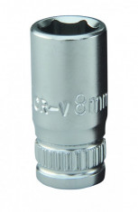 Hlavice nástrčná 1/4" 6hran 12 mm CrV, NAREX 76026112 - N1