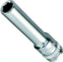 Hlavice nástrčná 1/4" 6hran 14 x 50 mm prodloužená CrV, NAREX 76026214 - N1