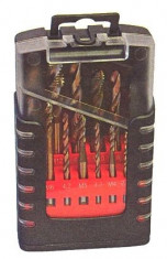 Souprava strojních závitníků broušených + vrtáky, 238925, D-4 /M3-M12 /104 004/ - N1