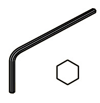 Klíč imbus, PRAMET, HXK 3 (s=3mm) - N1