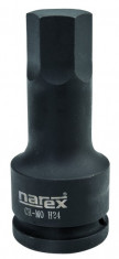 Hlavice zástrčná 1/2" 6hran 10 x 78 mm CrMo, NAREX 3304L710H - N1