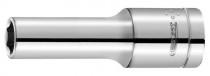 Hlavice nástrčná 1/4" 6hran 9 x 50 mm prodloužená CrV, EXPERT E113757 - N1