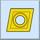 Vyměnitelná břitová destička, PRAMET, CCMT 120408E-FM2:T7325 - N1