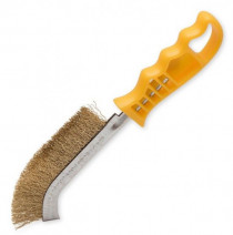 Kartáč lištový s plastovou rukojetí, mosazný vlnitý drát 0,30 mm/KART 1111081 - N1