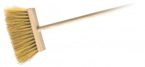 Koště dřevěné 24 cm, syntetická vlákna (PET) 12 cm., s holí 120 cm, SPOKAR 5336307000 - N1