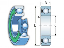FAG 6015-RSR kuličkové ložisko - N1
