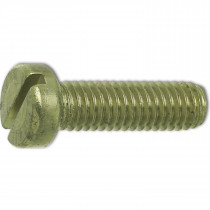 Šroub válcová hlava - drážka DIN 84 M3x30 mosaz - N1