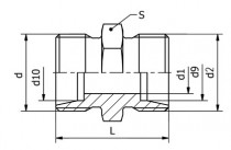 Spojka PS2 Js15 M27x1,5 - N1