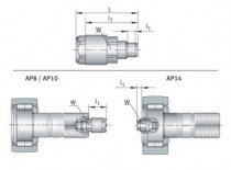 INA AP 10 adaptér centrálního mazání - N1