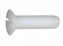 Šroub zápustný s drážkou DIN 963 M3x8 plast - N1