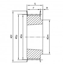 Řemenice TB 56 8M 20 optibelt ZRS na Taper Lock - N1