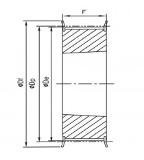 Řemenice TB 30 8M 30 optibelt ZRS na Taper Lock - N1