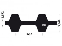 Řemen ozubený 390 DH 075 (19,05 mm) optibelt ZR - N1