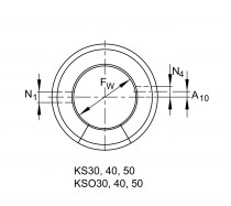 INA KS 16 lineární kuličkové ložisko - N1