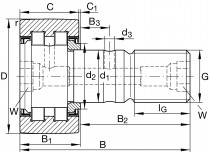 INA PWKR 40-2RS-RR-XL - N1