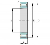 FAG N 1007-D-K-TVP-SP-XL válečkové ložisko - N1