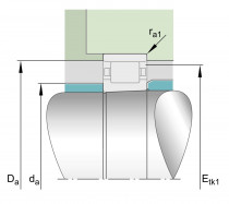 FAG N 1021-D-K-TVP-SP-XL válečkové ložisko - N1