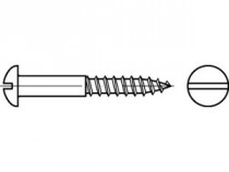 Vrut do dřeva půlkul.hl.drážka DIN 96 - 6x40 - N1